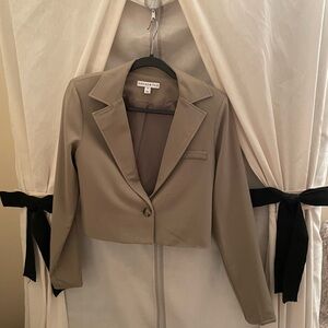 NWT Cropped Single-button blazer from AND NOW THIS